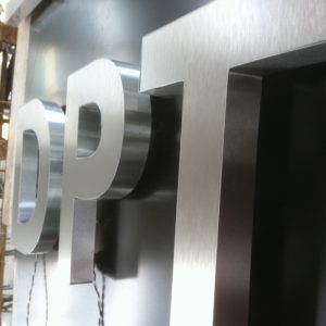 stainless alu channel letter (Built Up Channel Letters)