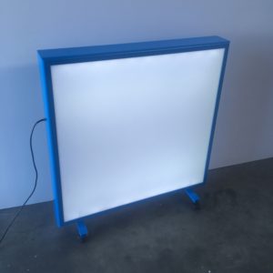 Light box on casters 1